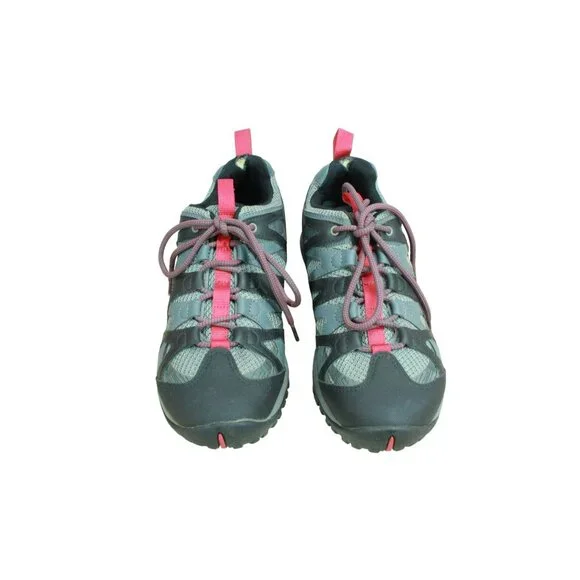 Merrell Turbulence Gray Leather Lace Up Goretex Waterproof Hiking Shoes Size 9 - Picture 5 of 10